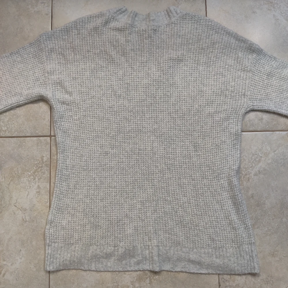 ๐โจ Slouchy Waffle Knit Sweater - Picture 3 of 5